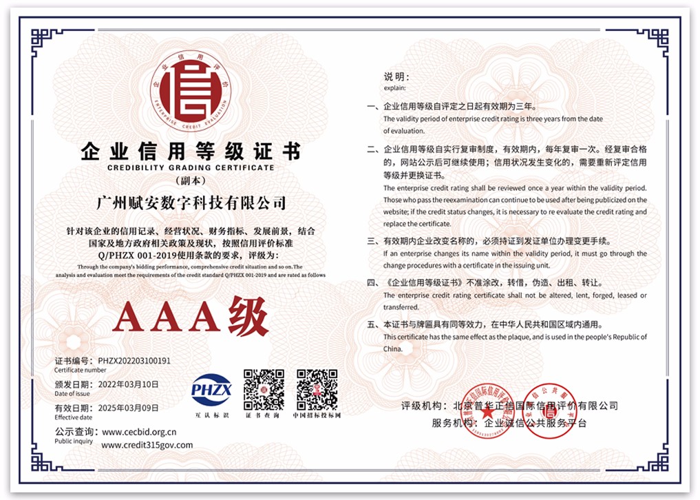 廣州賦安數(shù)字科技有限公司1企業(yè)信用等級(jí)副本1017x726.jpg